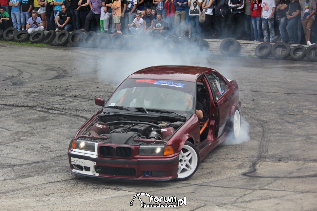 Palenie gumy bmw e36