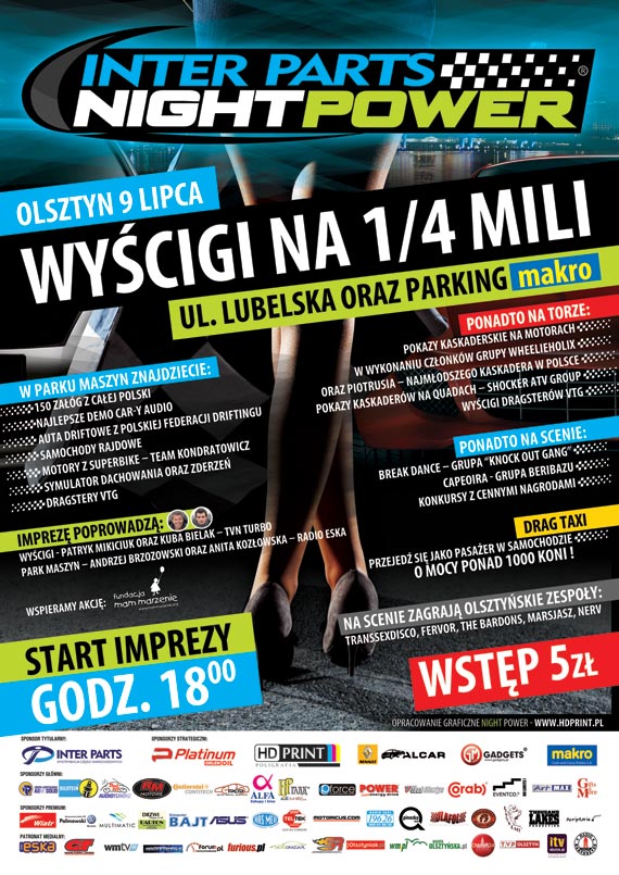 Inter Parts NIGHT POWER - 09.07.2011r. Olsztyn