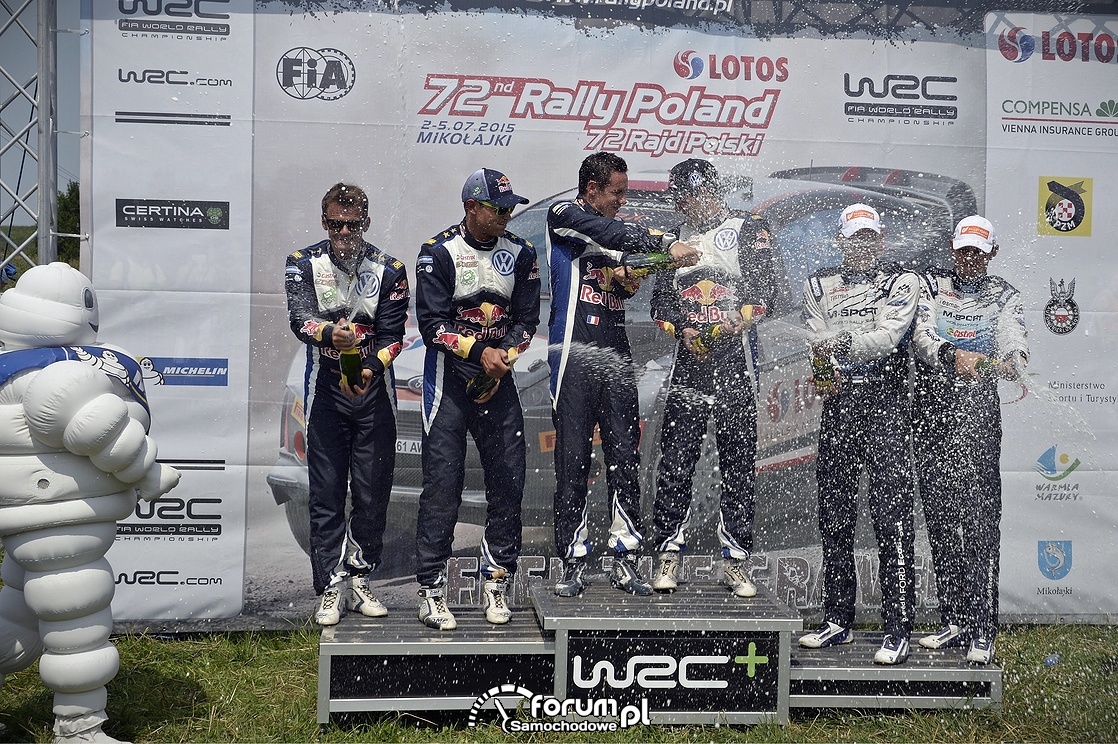 Finaliści 72. Rajdu Polski w Mikołajkach