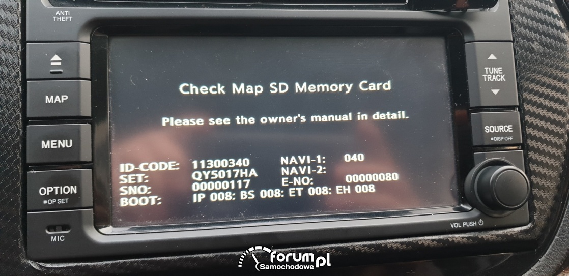 Aktualizacja mapy Honda Insight 2012