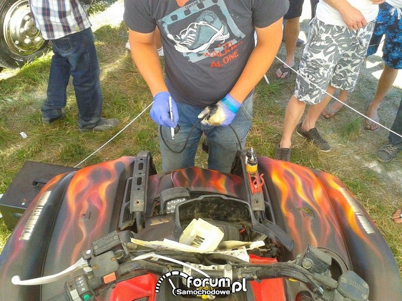 Air-Dragon Malowanie Airbrush na żywo MASTER TRUCK SHOW 2013