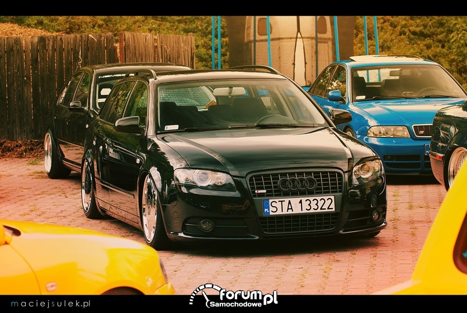 Audi A4 B7 kombi, czarny, Tuning, ASTW zdjęcie : AllStars Tuning Weekend 2012