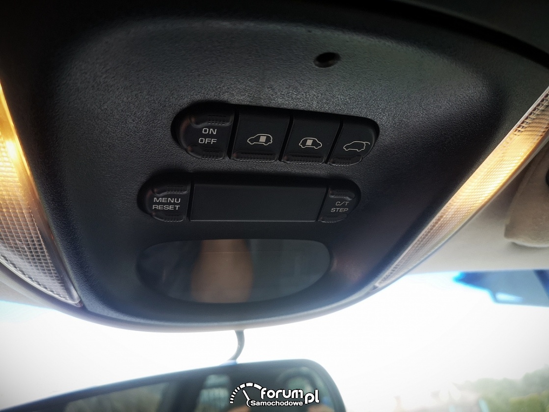 Chrysler Grand Voyager 3.3 LIMITED, panel sterowania w podsufitce
