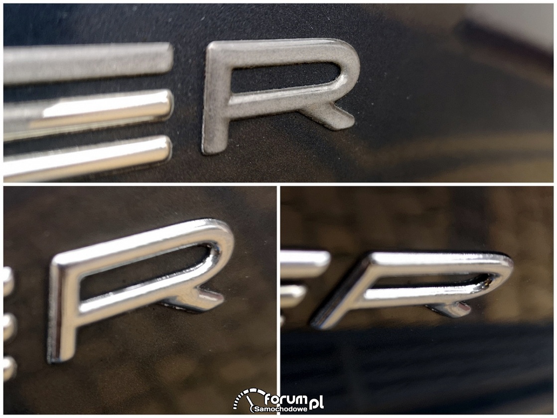 Marker Liquid Chrome - renowacja emblematu