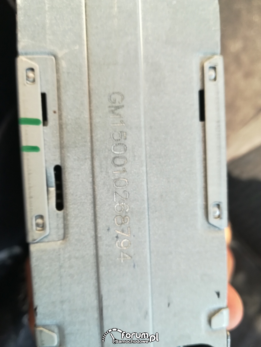 Kod do radia CDR 500 Astra 2