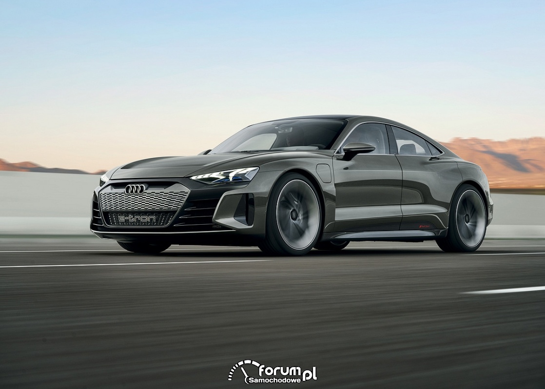 Audi e-tron GT concept - stylistyka i nadwozie