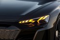 Audi e-tron GT concept, przednie reflektory, światła LED