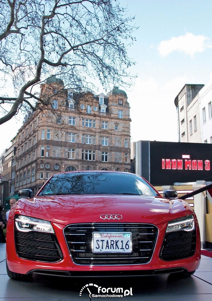 Audi R8 e-tron, Iron Man 3