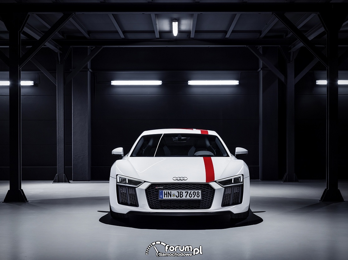 Audi R8 V10 RWS, przód