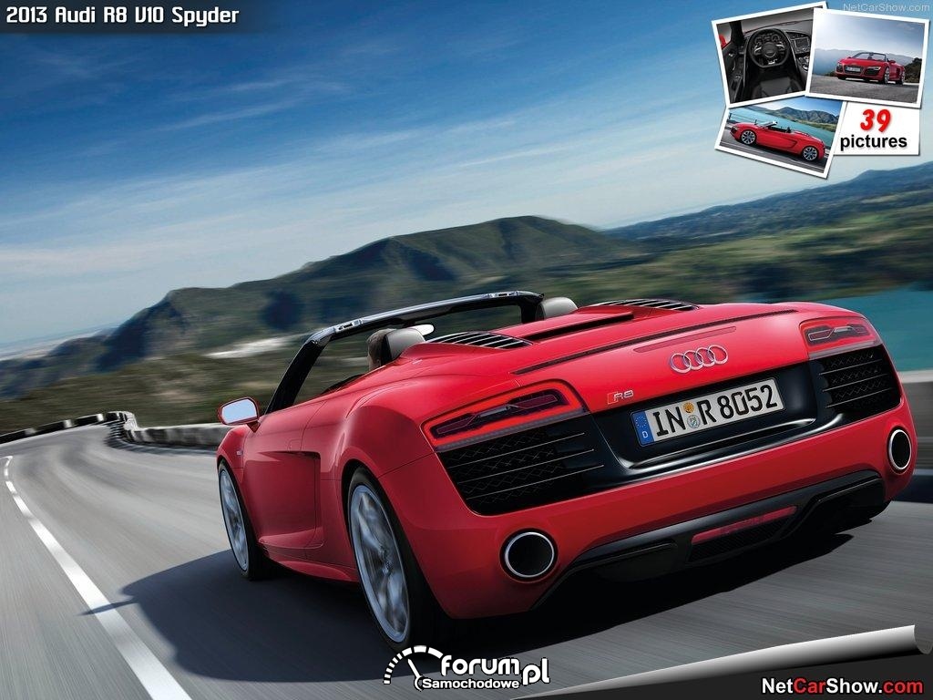 Audi R8 V10 Spyder, tył