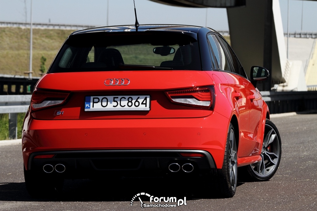 Audi S1 Sportback, tył