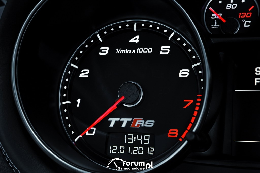 Audi TT RS plus - obrotomierz