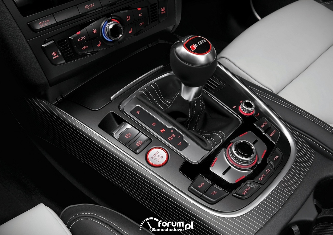 Dźwignia zmiany biegów, środkowa konsola, Audi SQ5 TDI