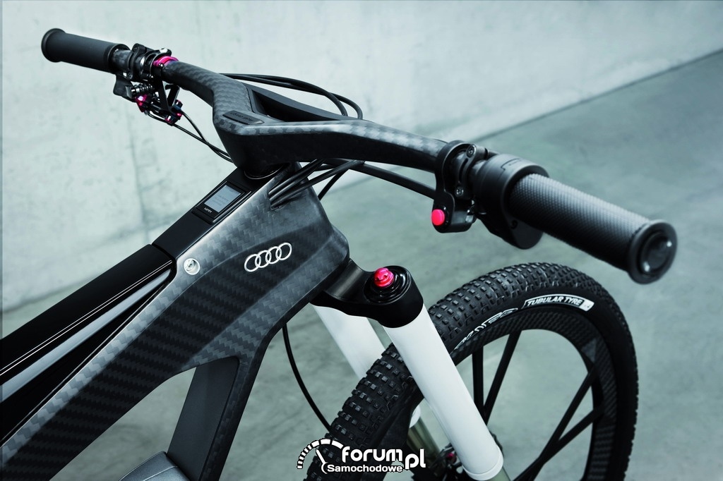 Elektryczny rower sportowy Audi e-bike Wörthersee, kierownik