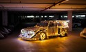 Legendarne Audi quattro Rallye S1 ozdobione ponad 800 ledowymi lampkami świątecznymi