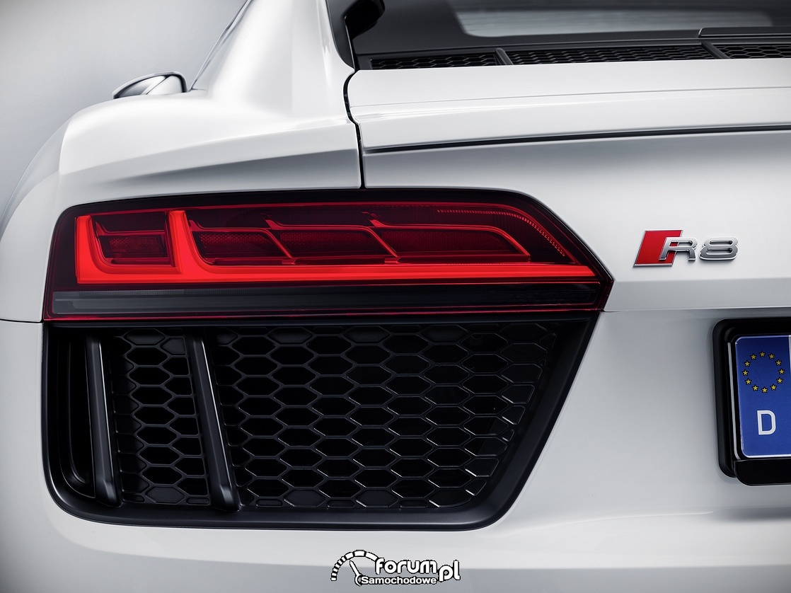 Tylne światła LED, Audi R8 V10 RWS