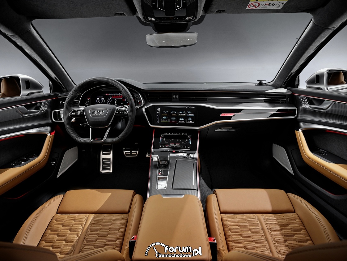 Sportowe i umożliwiające zmiany: wnętrze - Audi RS 6 Avant