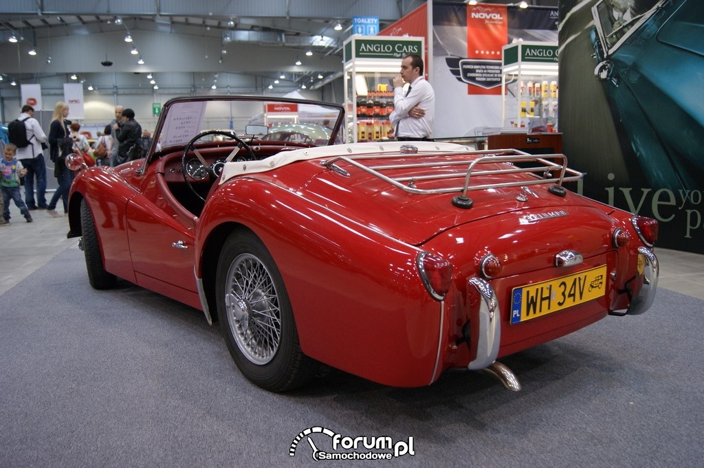 Triumph TR3A, 1959 rok, tyl