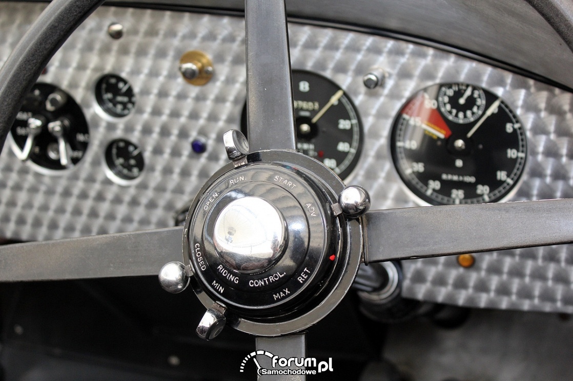 Bentley 3.5 L Sports, 1936 rok, funkcjonalna kierownica