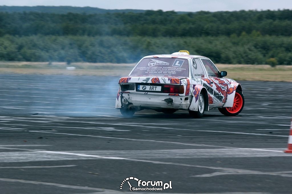 BMW E30 Coupe, drift, 2