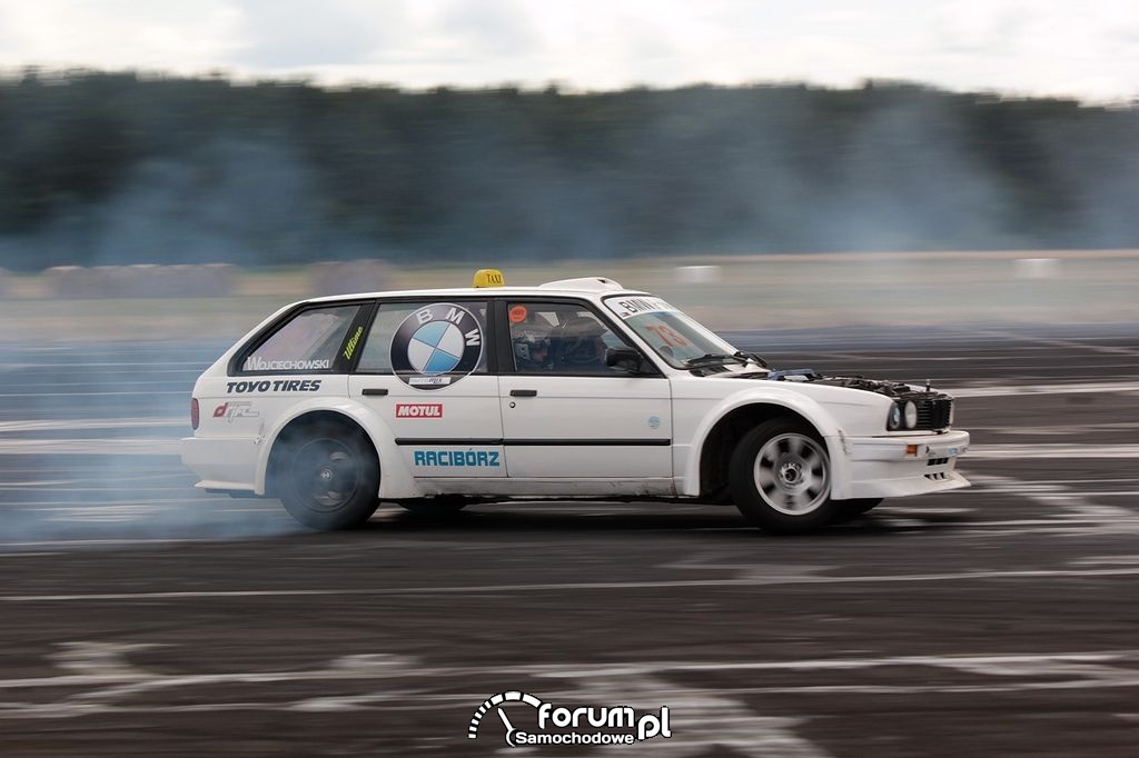 BMW E30 kombi, drift taxi, 8