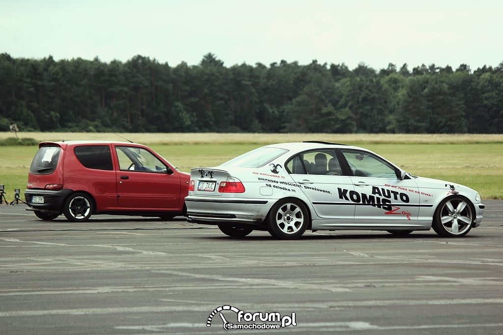 BMW E46 vs. Fiat Seicento