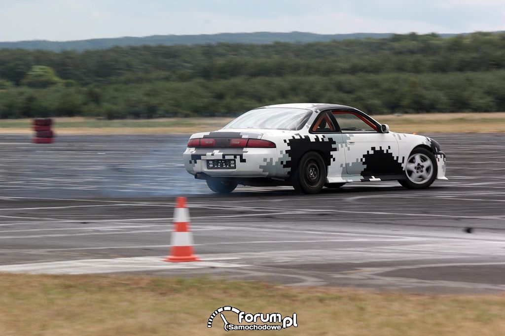 Nissan Silvia s14, drift, 3
