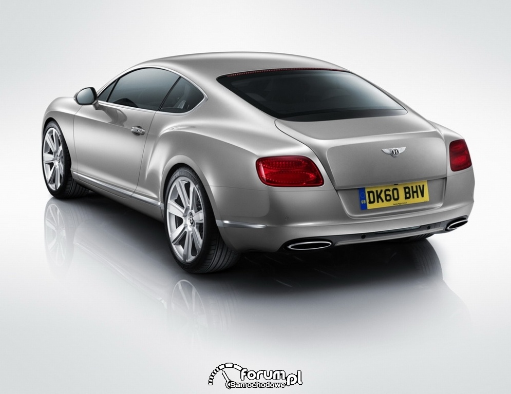 Bentley Continental GT coupe - tył - 2011