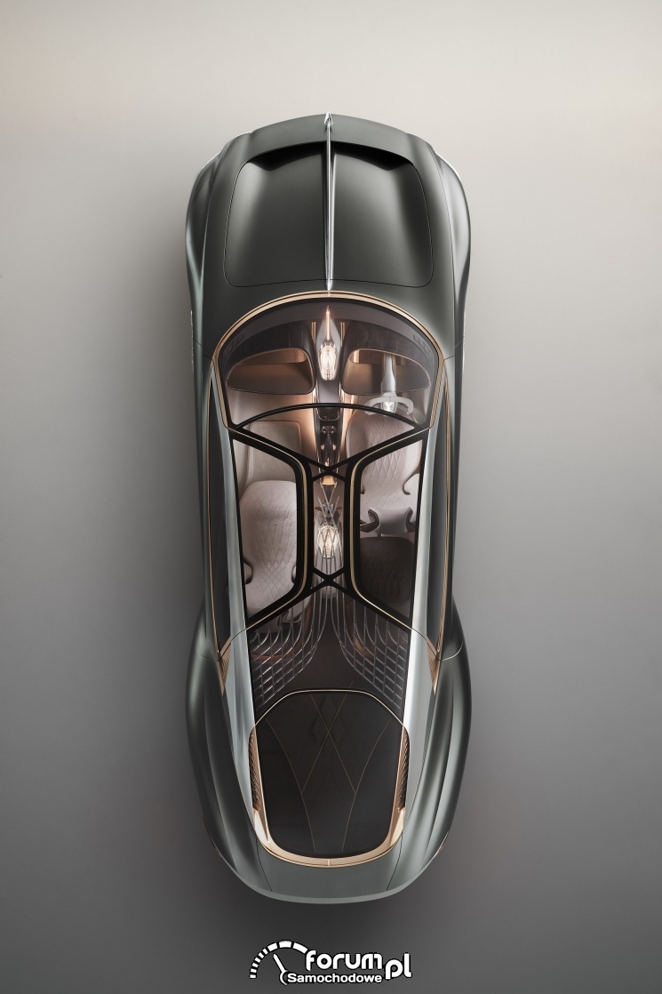 Bentley EXP 100 GT, widok z góry