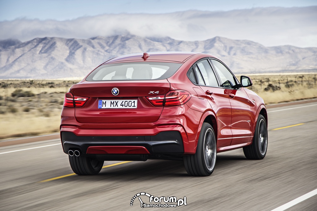 Nowe BMW X4 bazuje technicznie na BMW X3, ale...