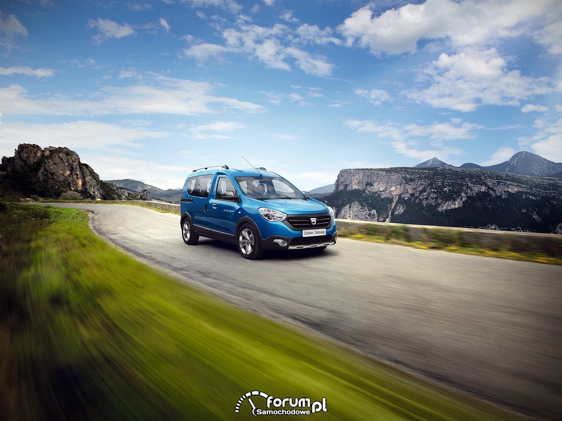 Dacia Dokker Stepway, góry