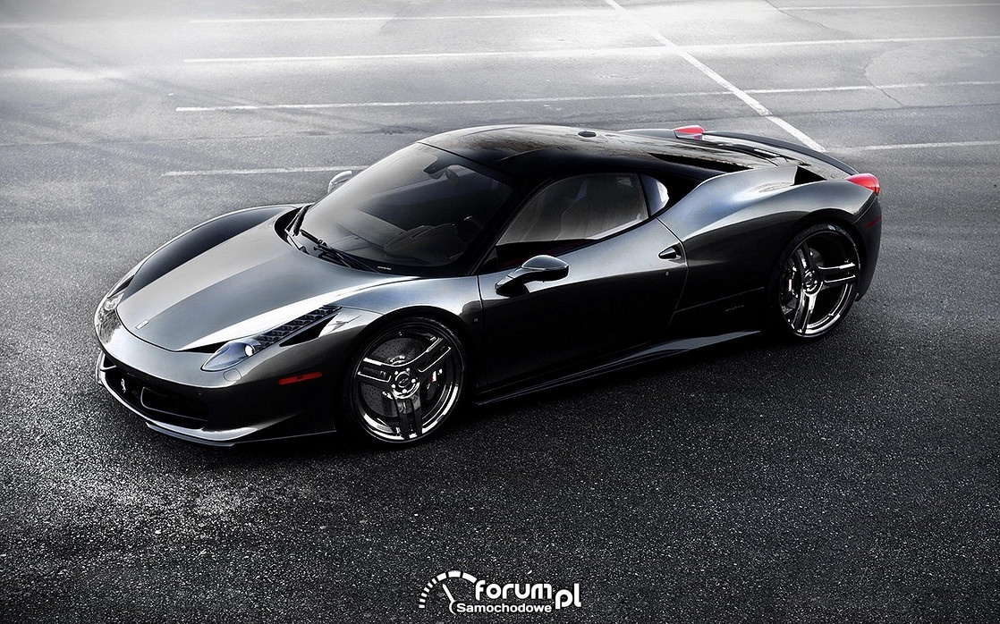 Ferrari 458 Italia, czarny