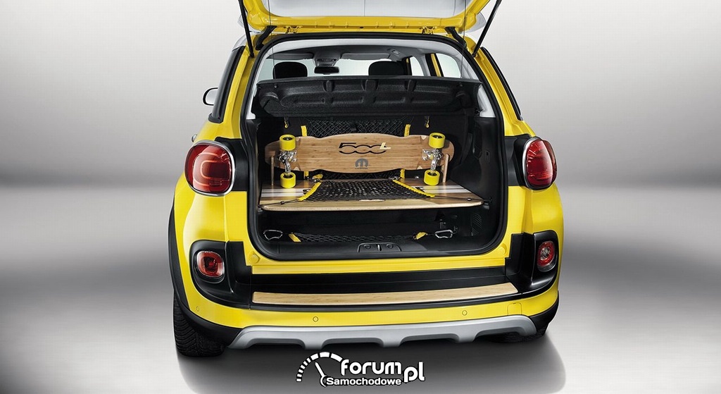 Fiat 500L Trekking Street Surf, bagażnik