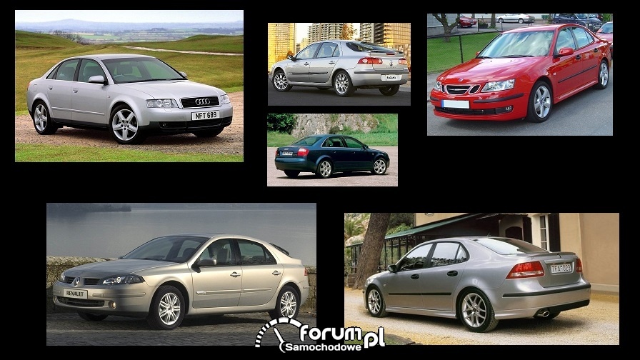 Porównanie: Audi A4 B6, Renault Laguna II, Saab 9-3 II