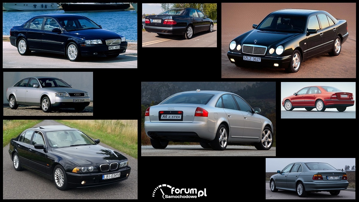 Porównanie Audi A6 C5, BMW Serii 5 e39, Mercedes Eklasa