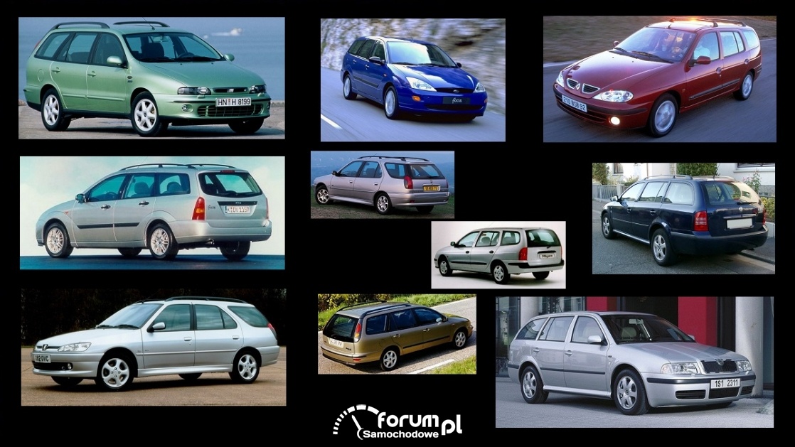 Porównanie Fiat Marea, Ford Focus mk1, Peugeot 306