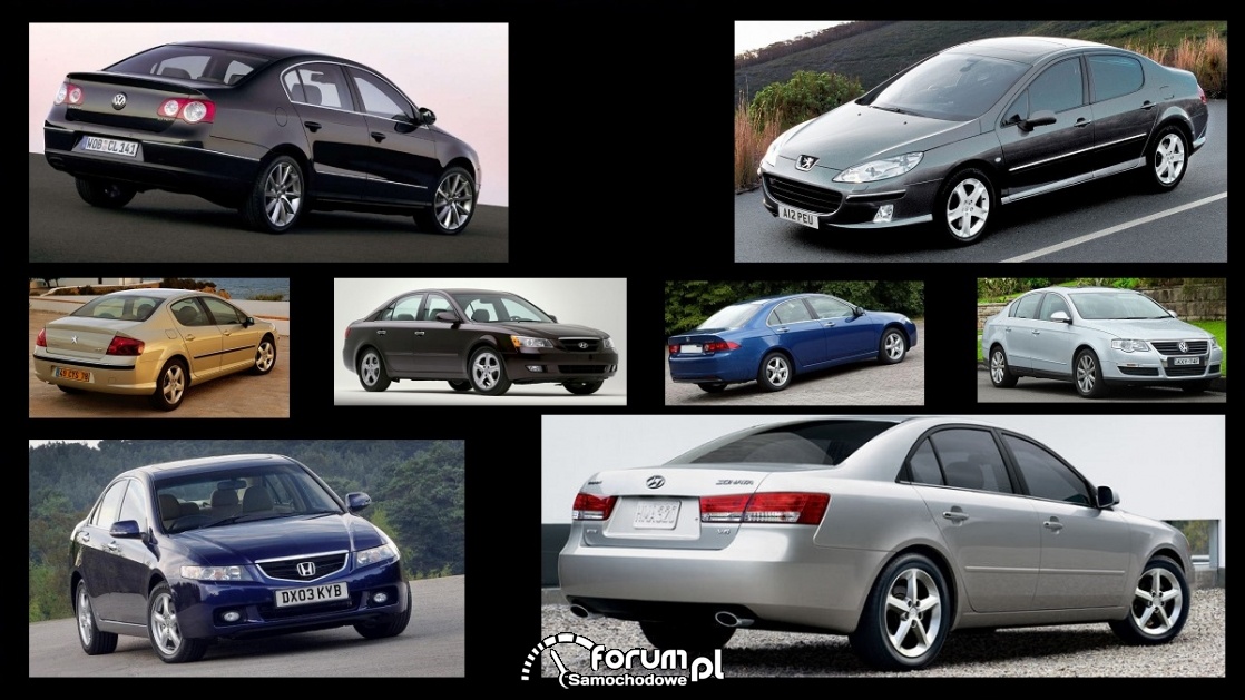 Porównanie: Honda Accord VII, Hyundai Sonata V, Peugeot 407, VW Passat B6