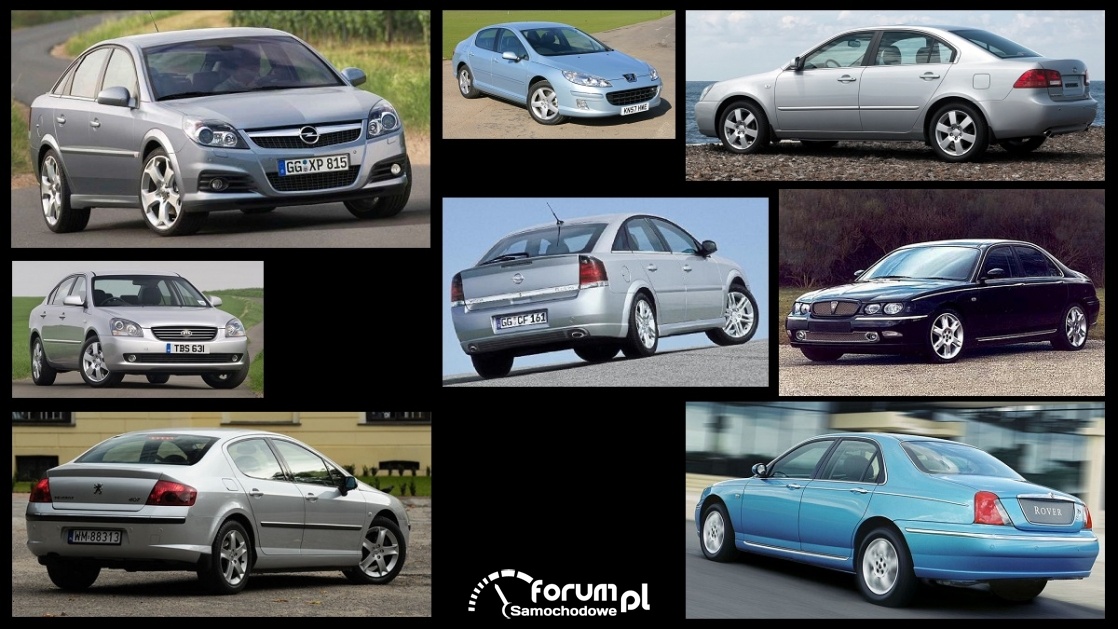 Porównanie: Kia Magentis, Opel Vectra C, Peugeot 407, Rover 75