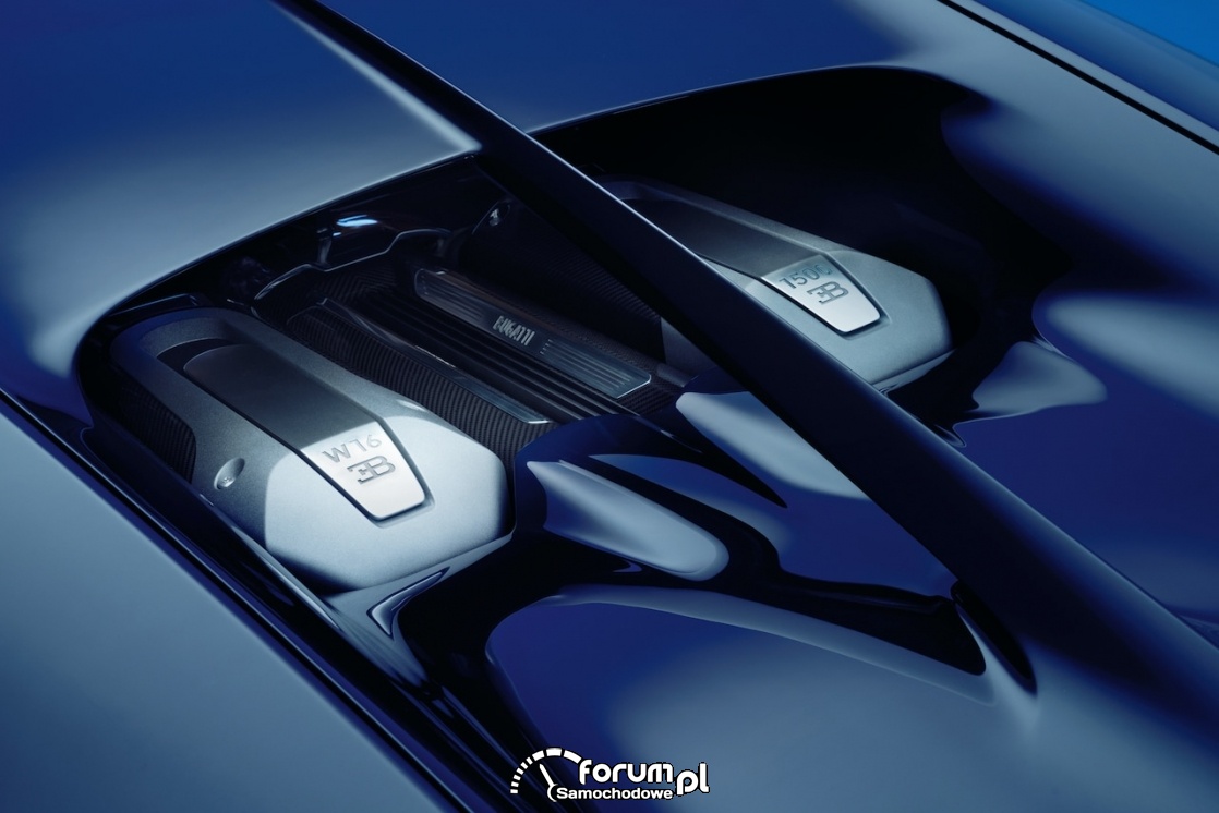 Silnik 8.0 WR16 64v4T - Volkswagen, Bugatti Chiron