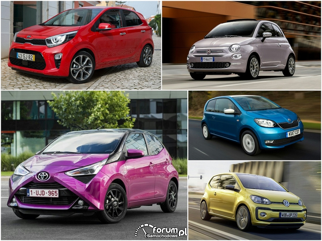 TOP 5 - modele segmentu A czyli mistrzowie w miastach