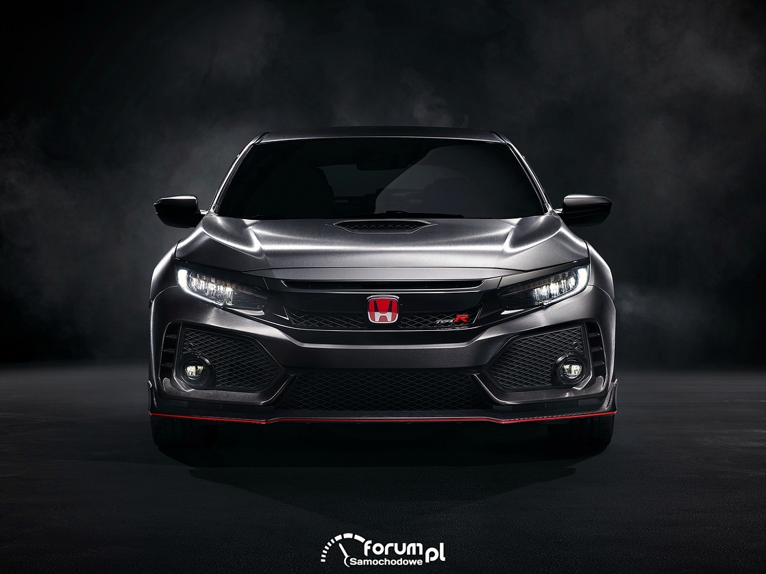 Honda Civic Type R Prototype, przód, 2017