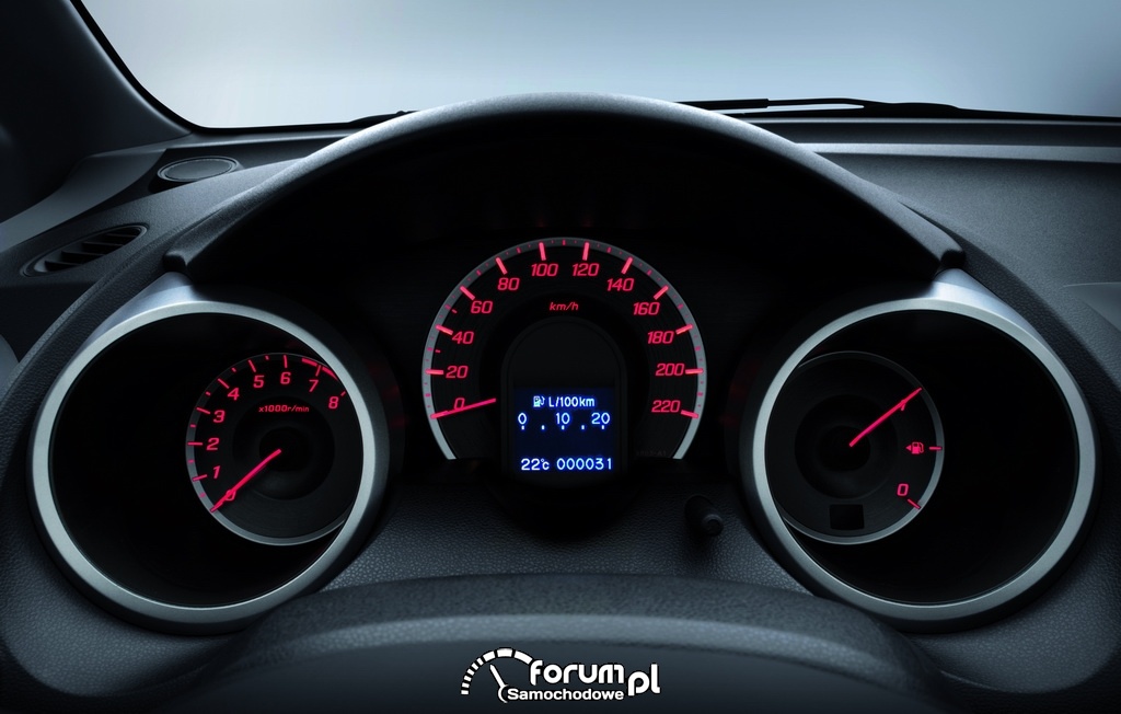 Honda Jazz Si, zegary, licznik, obrotomierz
