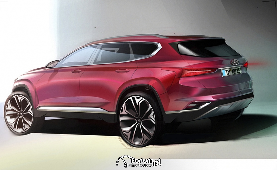 Hyundai Santa FE, 2018, tył