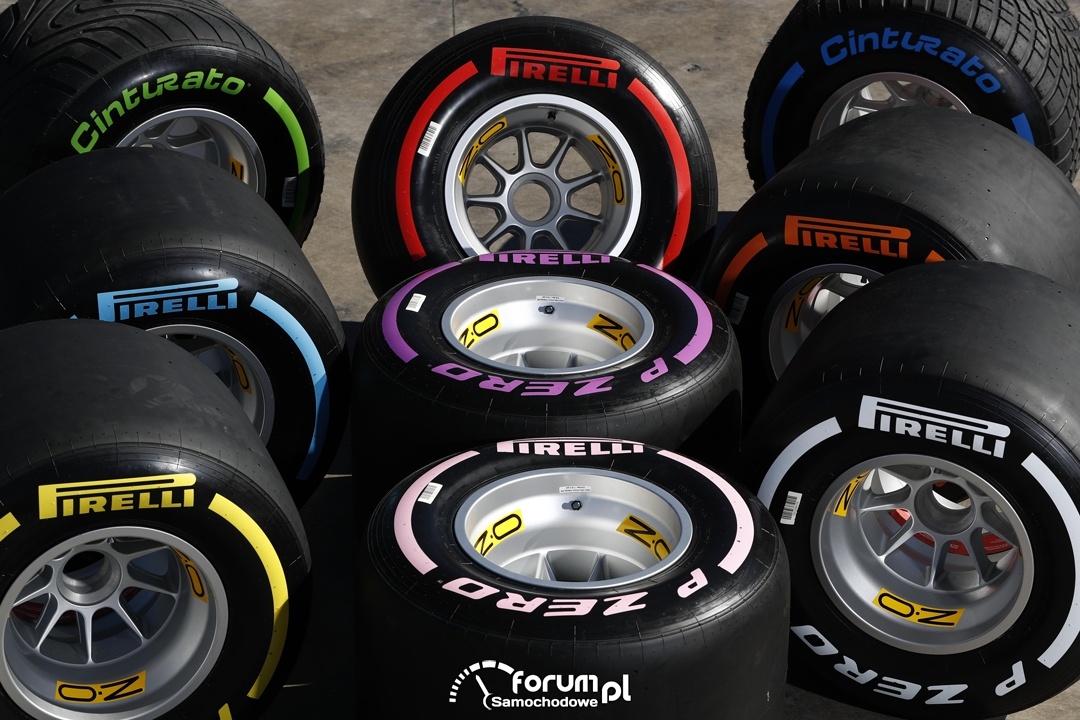 Pirelli - opony na sezon 2018 - kolorowe paski