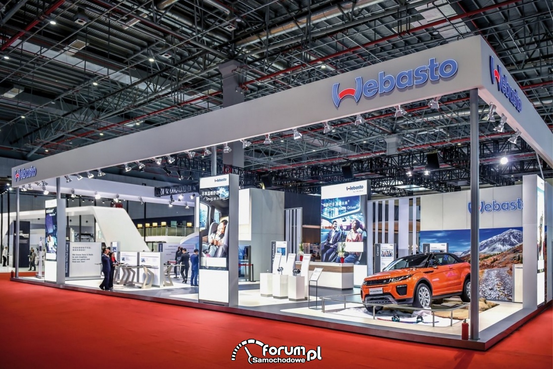 Stoisko Webasto, Auto Shanghai 2017