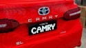 Toyota Camry hybrid, tył, samochód z klocków lego