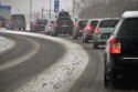 Zimowe warunki do jazdy samochodem, błoto pośniegowe