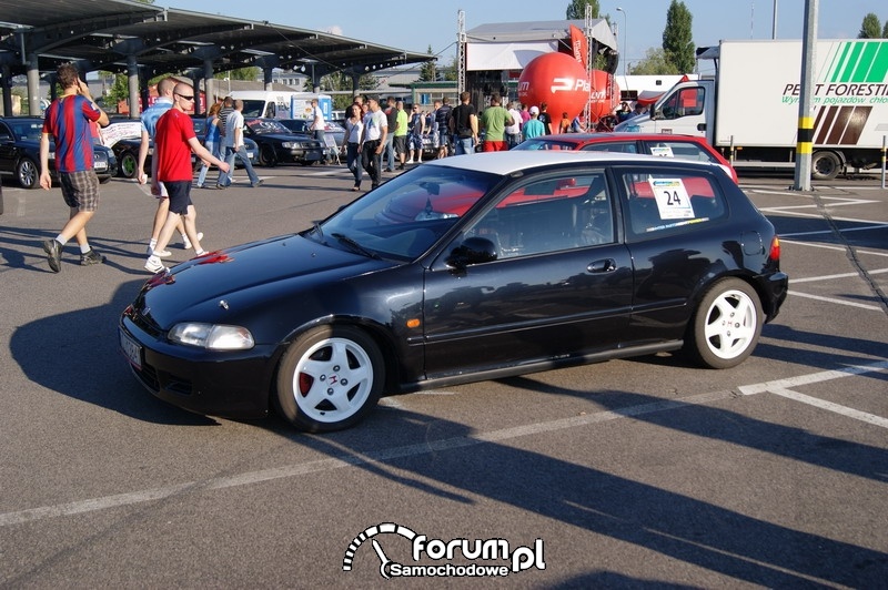 Honda Civic - wyścigi uliczne Olsztyn