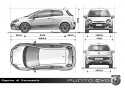 Abarth Punto Evo, wymiary