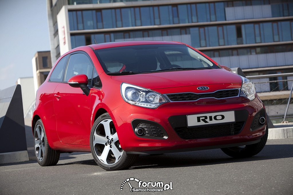 Kia Rio, wersja 3drzwiowa, przód, 2011 zdjęcie Galeria Kia